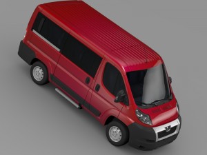 peugeot boxer window van l1h1 2006-2014 3D Model