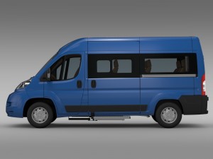 peugeot boxer window van l2h2 2006-2014 Model 3D