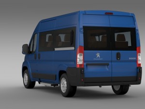 peugeot boxer window van l2h2 2006-2014 Model 3D