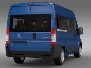 peugeot boxer window van l2h2 2006-2014 Model 3D
