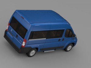 peugeot boxer window van l2h2 2006-2014 Model 3D