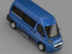 peugeot boxer window van l2h2 2006-2014 Model 3D