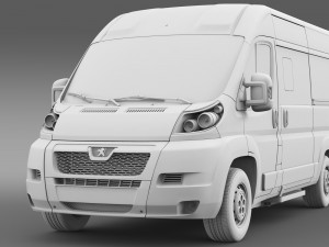 peugeot boxer window van l2h2 2006-2014 Model 3D
