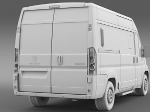 peugeot boxer window van l2h2 2006-2014 Model 3D