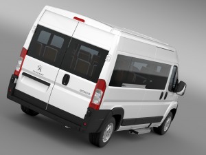 peugeot boxer window van l3h2 2006-2014 Modelo 3D