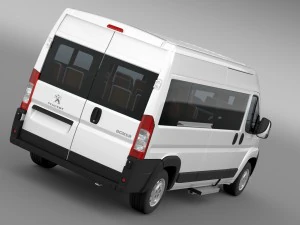 peugeot boxer window van l3h2 2006-2014 3D Model