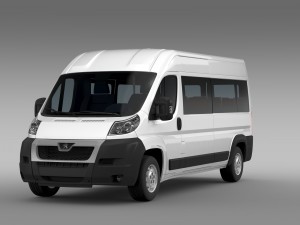 peugeot boxer window van l3h2 2006-2014 Modelo 3D