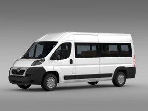 peugeot boxer window van l3h2 2006-2014 Modelo 3D