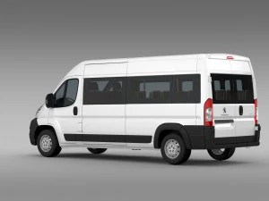 peugeot boxer window van l3h2 2006-2014 3D Model