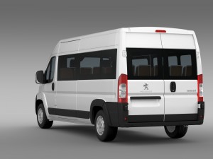 peugeot boxer window van l3h2 2006-2014 Modelo 3D