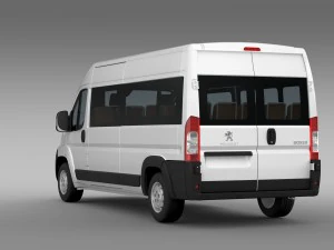 peugeot boxer window van l3h2 2006-2014 3D Model