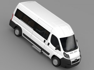 peugeot boxer window van l3h2 2006-2014 Modelo 3D