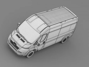 peugeot boxer window van l3h2 2006-2014 3D Model