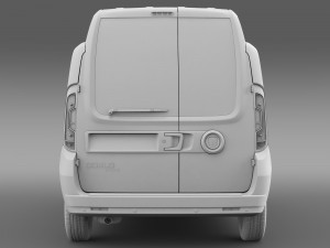 fiat doblo highroof maxi 263 2015 Model 3D