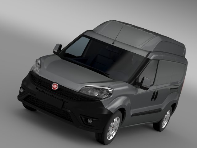 fiat doblo xl 263 2015 Modelo 3D .c4d .max .obj .3ds .fbx .stl .blend 