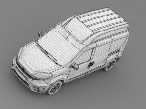 fiat doblo xl 263 2015 Modelo 3D
