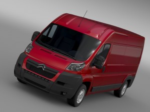 citroen relay van l3h2 2006-2014 3D मॉडल