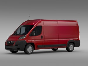 citroen relay van l3h2 2006-2014 3D Model