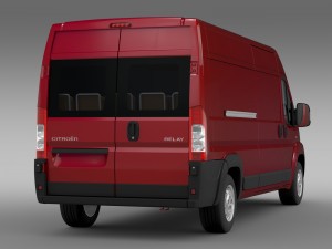 citroen relay van l3h2 2006-2014 3D Model