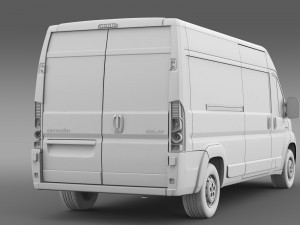 citroen relay van l3h2 2006-2014 3D Model