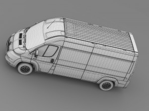 citroen relay van l3h2 2006-2014 3D Model