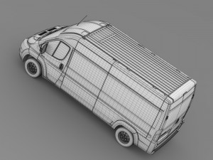 citroen relay van l3h2 2006-2014 3D Model