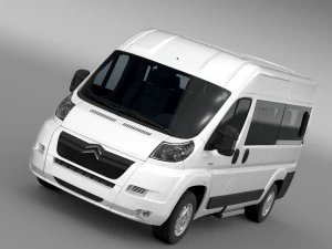 citroen relaisraam bestelwagen l2h2 2006-2014 3D Model