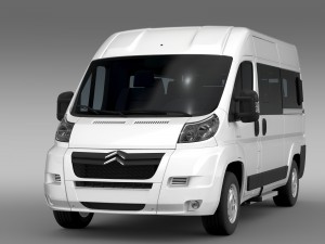 citroen relay window van l2h2 2006-2014 Model 3D