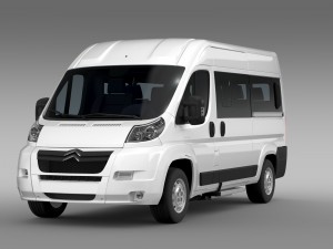 citroen relay window van l2h2 2006-2014 Model 3D