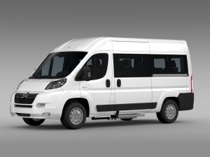 citroen relay window van l2h2 2006-2014 Model 3D