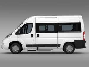 citroen relay window van l2h2 2006-2014 Model 3D