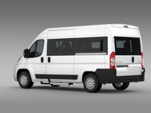 citroen relay window van l2h2 2006-2014 Model 3D
