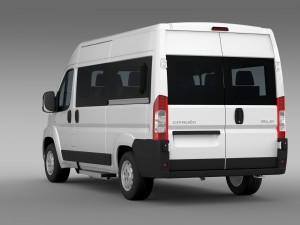 citroen relay window van l2h2 2006-2014 Model 3D