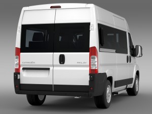 citroen relay window van l2h2 2006-2014 Model 3D