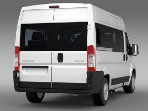 citroen relay window van l2h2 2006-2014 3D Model