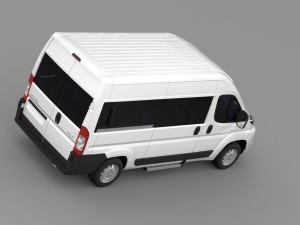 citroen relay window van l2h2 2006-2014 Model 3D