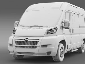 citroen relay window van l2h2 2006-2014 3D Model