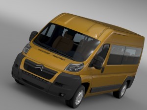 citroen relay window van l3h2 2006-2014 Modelo 3D