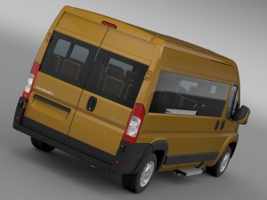 citroen relay window van l3h2 2006-2014 3D Model