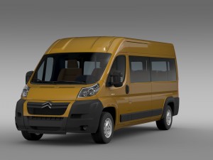 citroen relay window van l3h2 2006-2014 3D Model