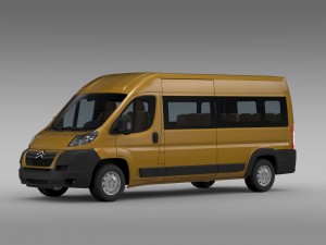 citroen relay window van l3h2 2006-2014 3D Model
