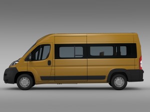 citroen relay window van l3h2 2006-2014 3D Model