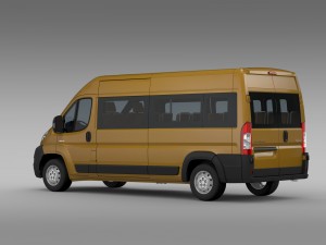 citroen relay window van l3h2 2006-2014 3D Model