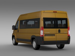 citroen relay window van l3h2 2006-2014 3D Model