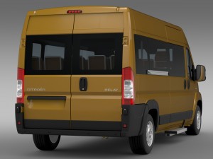 citroen relay window van l3h2 2006-2014 3D Model