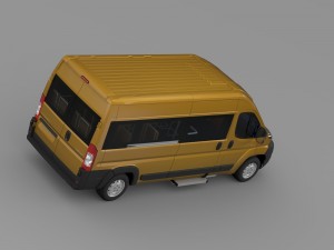 citroen relay window van l3h2 2006-2014 3D Model