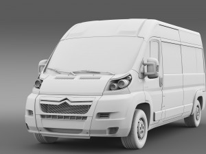 citroen relay window van l3h2 2006-2014 3D Model