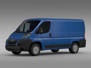 citroen relay van l1h1 2006-2014 3Dモデル
