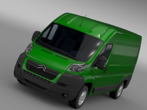 citroen relay van l2h2 2006-2014 3D Model