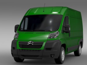 citroen relay van l2h2 2006-2014 Model 3D